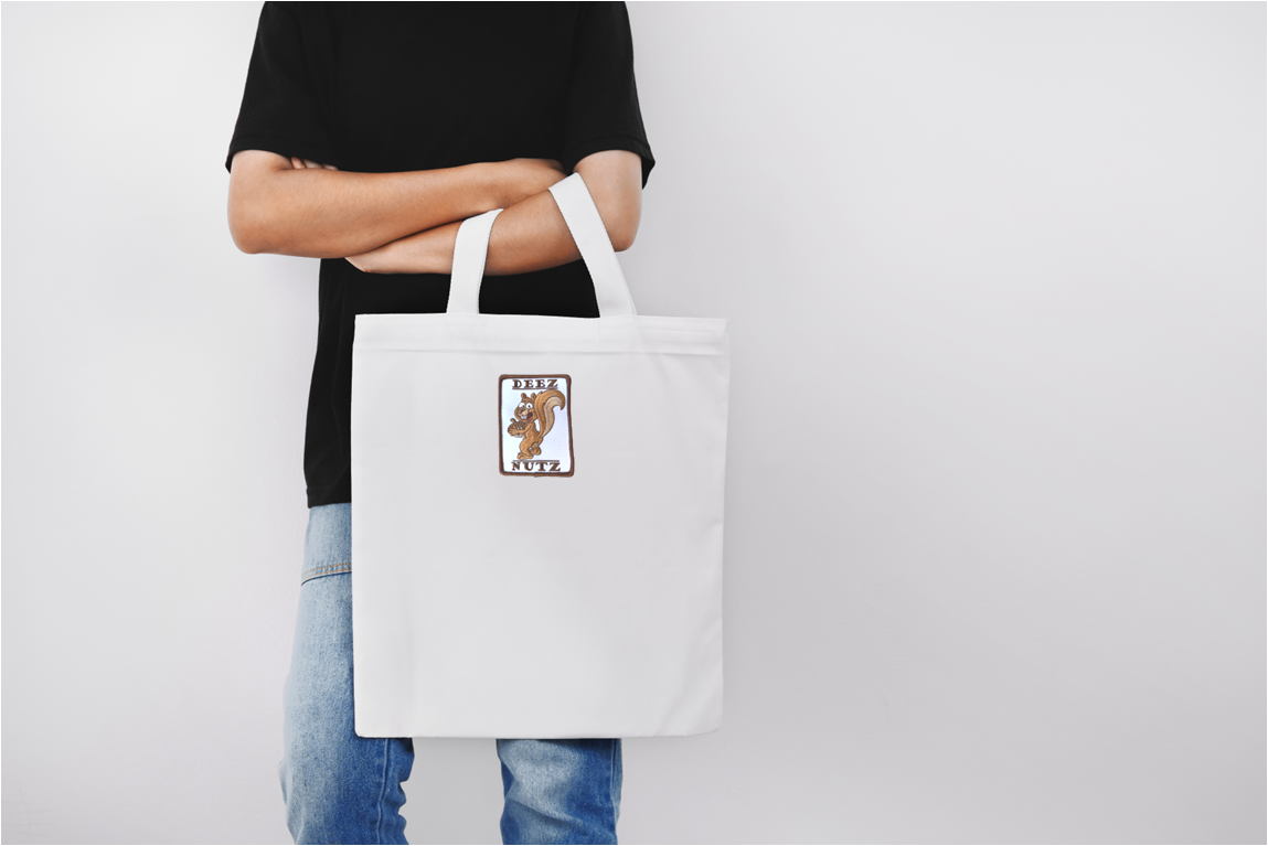 Clearance: Deez Nutz Funny Sticker - 3" x 2" Squirrel Logo