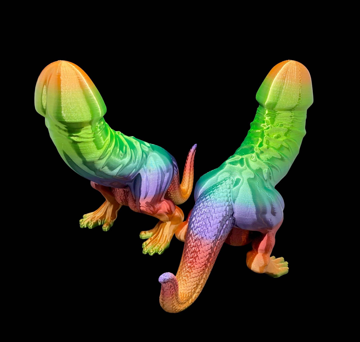 Rainbow Dino-Dick Dickasaurus Rex Bachelorette Party Gift