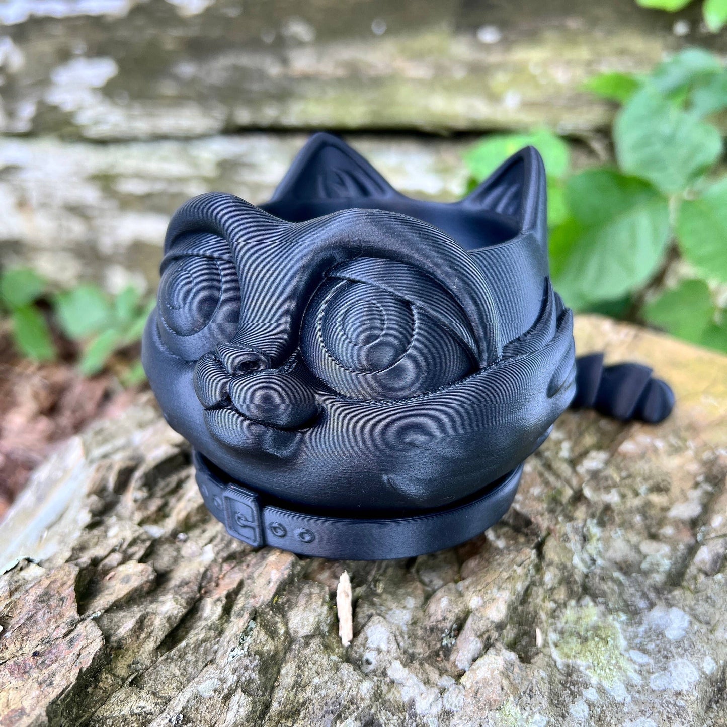 Cute Kitty Cat Planter Pot & Drainage