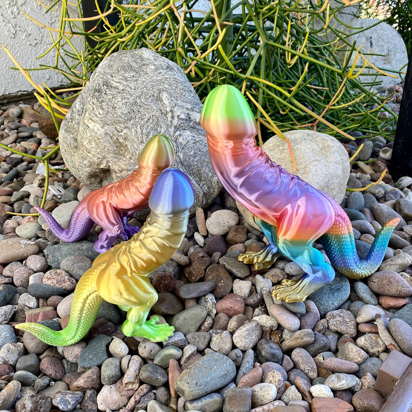 Rainbow Dino-Dick Dickasaurus Rex Bachelorette Party Gift