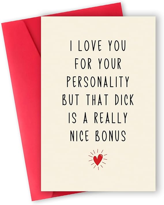I love your personality- greeting card