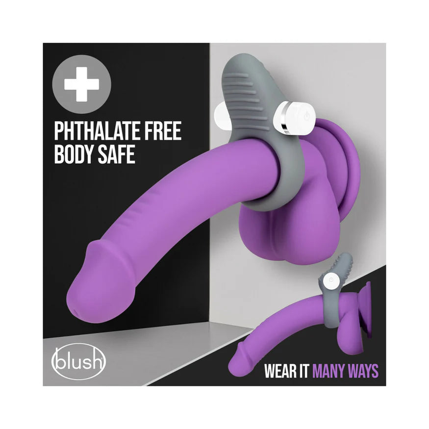 Noje C1.Ring Rechargeable Vibrating Silicone Cockring Slate