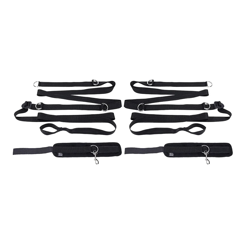 Sportsheets Sex & Mischief Shadow Anywhere You Dare Bondage Restraint System