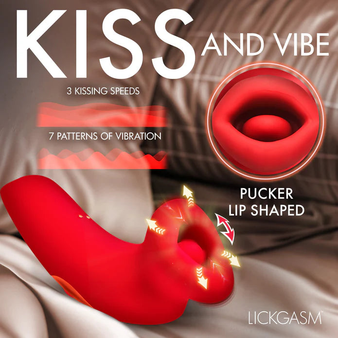 LickGasm Plump Kiss Sucking and Vibrating Clitoral Stimulator