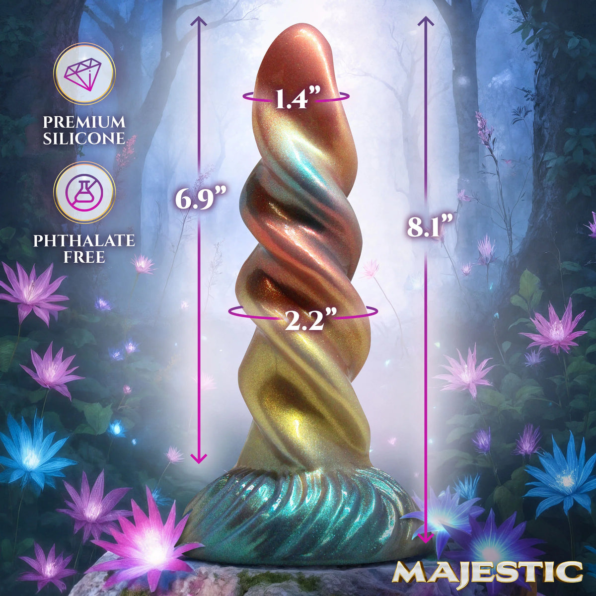 Creature Cocks Majestic Celina Fairy Silicone Dildo