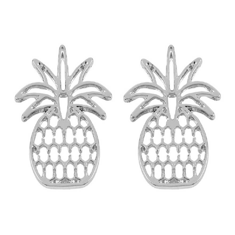 PINEAPPLE OPEN CAST POST EARRINGS