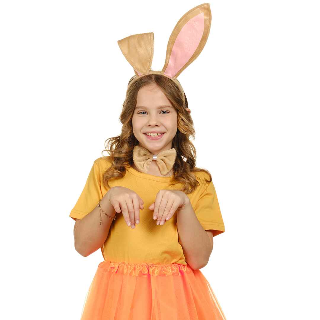 Bunny Ears Headband Kit - Mellow Ears with Tail and Bowtie