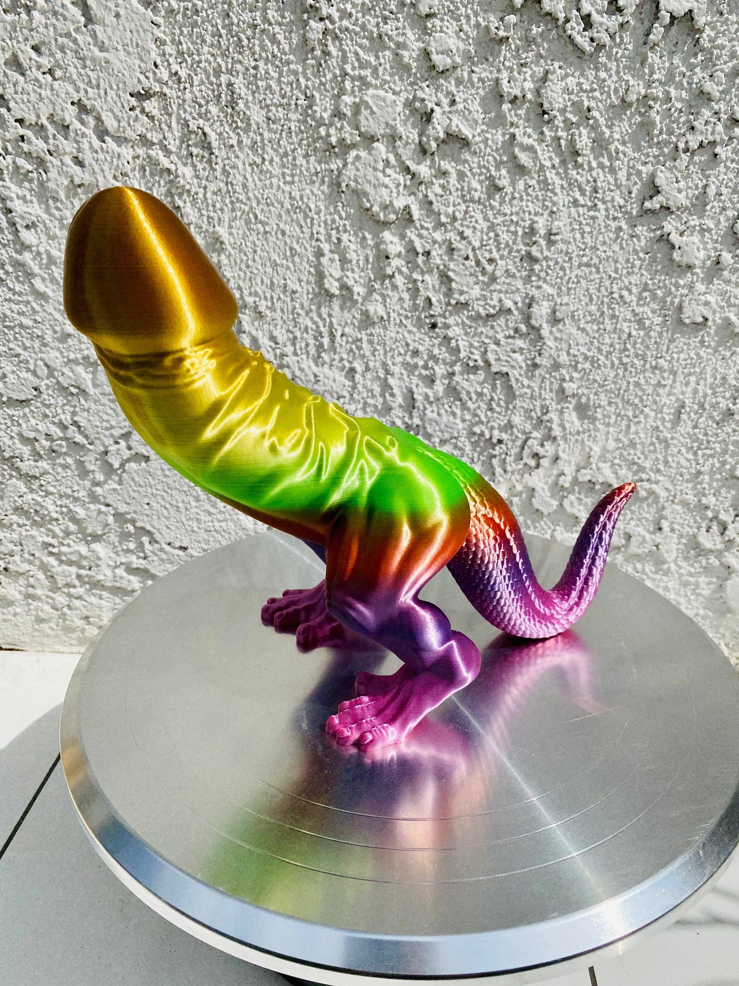 Rainbow Dino-Dick Dickasaurus Rex Bachelorette Party Gift