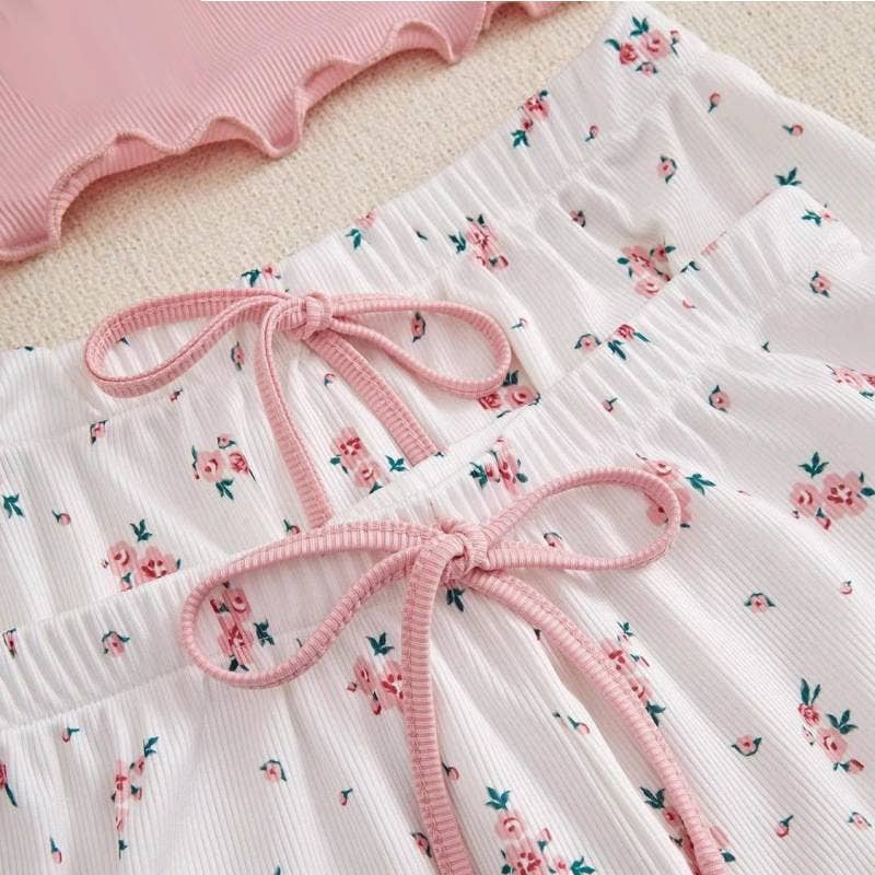 Romance Floral Cami short Lounge set