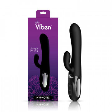 Hypnotic - Hot Pink - Thrusting Rabbit with Swinging Clitoral Stimulator