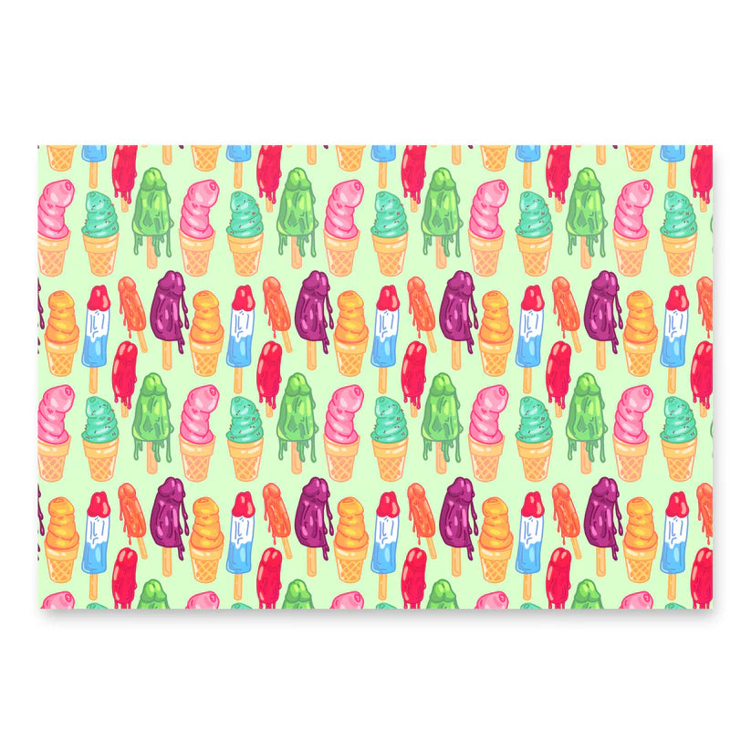 NSFW Pattern Wrapping Paper Sheets