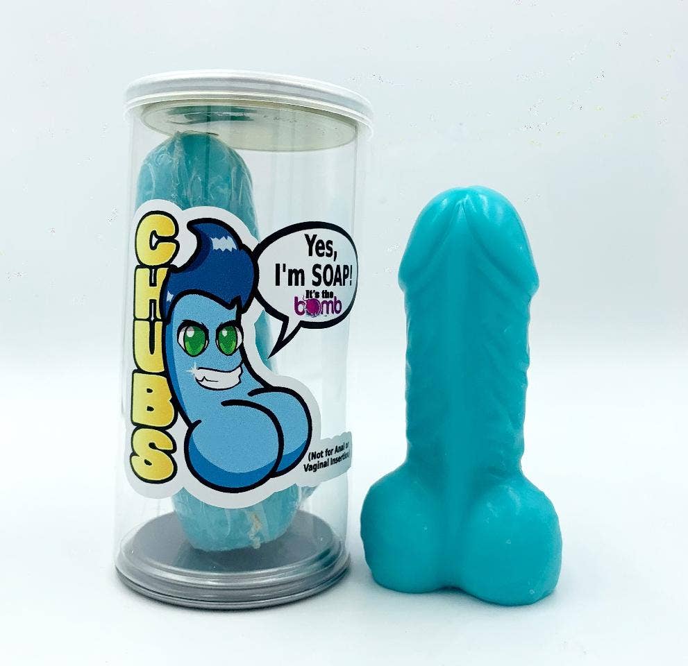 Chubs Penis Party -ASSORTED COLORS Soaps in Pop-Top Can