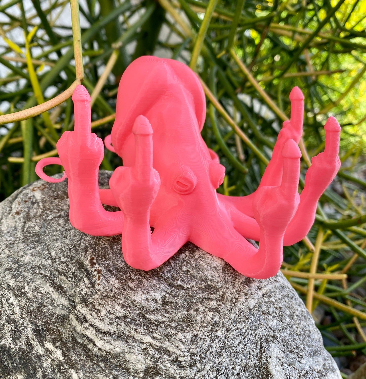 Fucktopus Dickhead Angry Octopus Penis Middle Finger