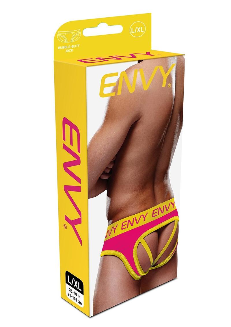 SOLID ENVY JOCK - PINK/YELLOW