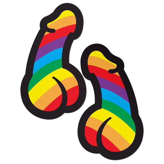 Penis Pride Pasties Rainbow