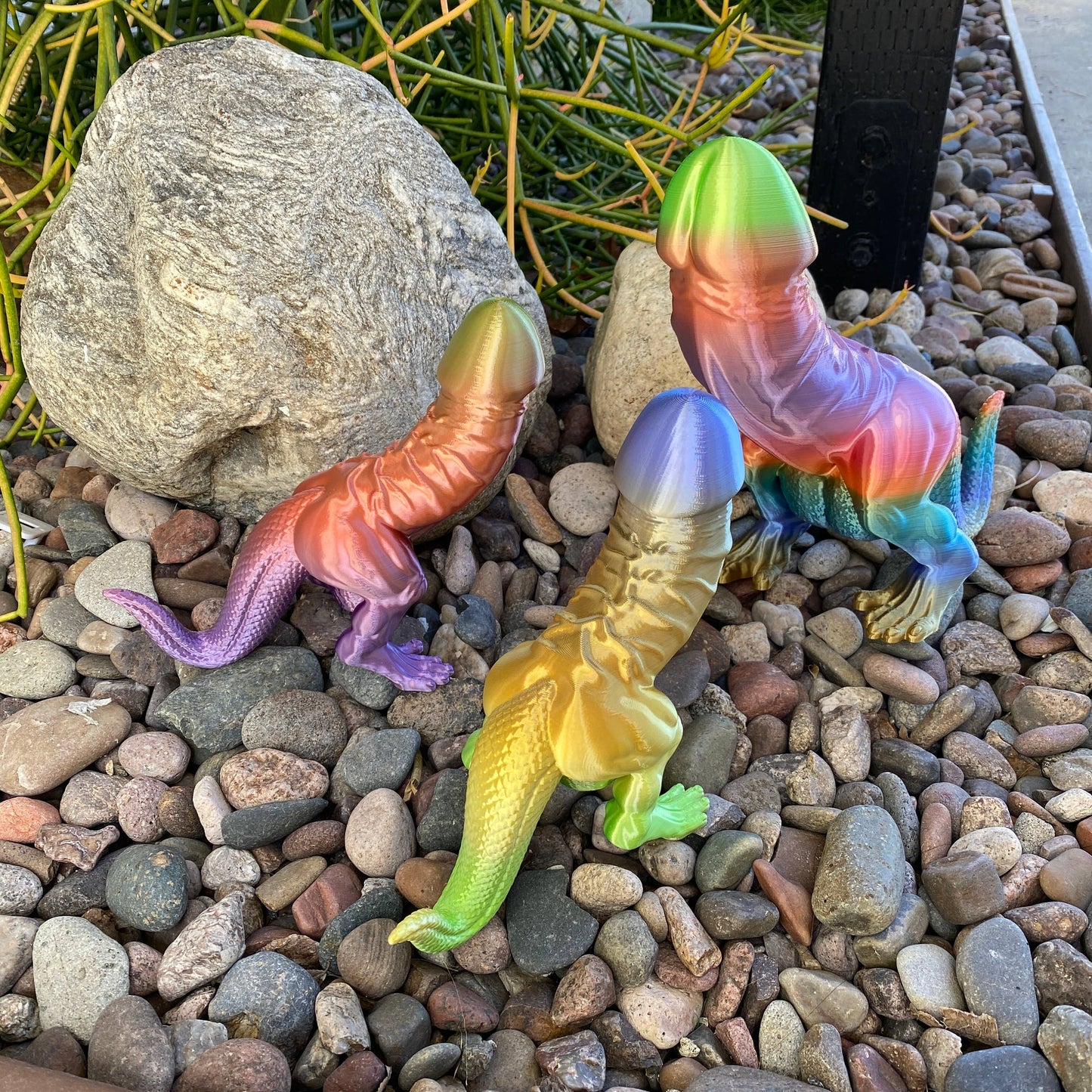 Rainbow Dino-Dick Dickasaurus Rex Bachelorette Party Gift