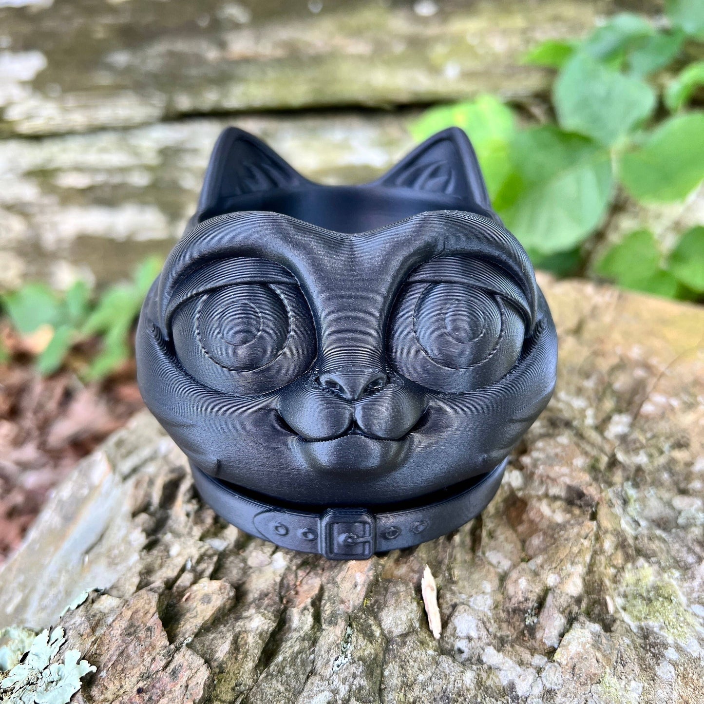 Cute Kitty Cat Planter Pot & Drainage