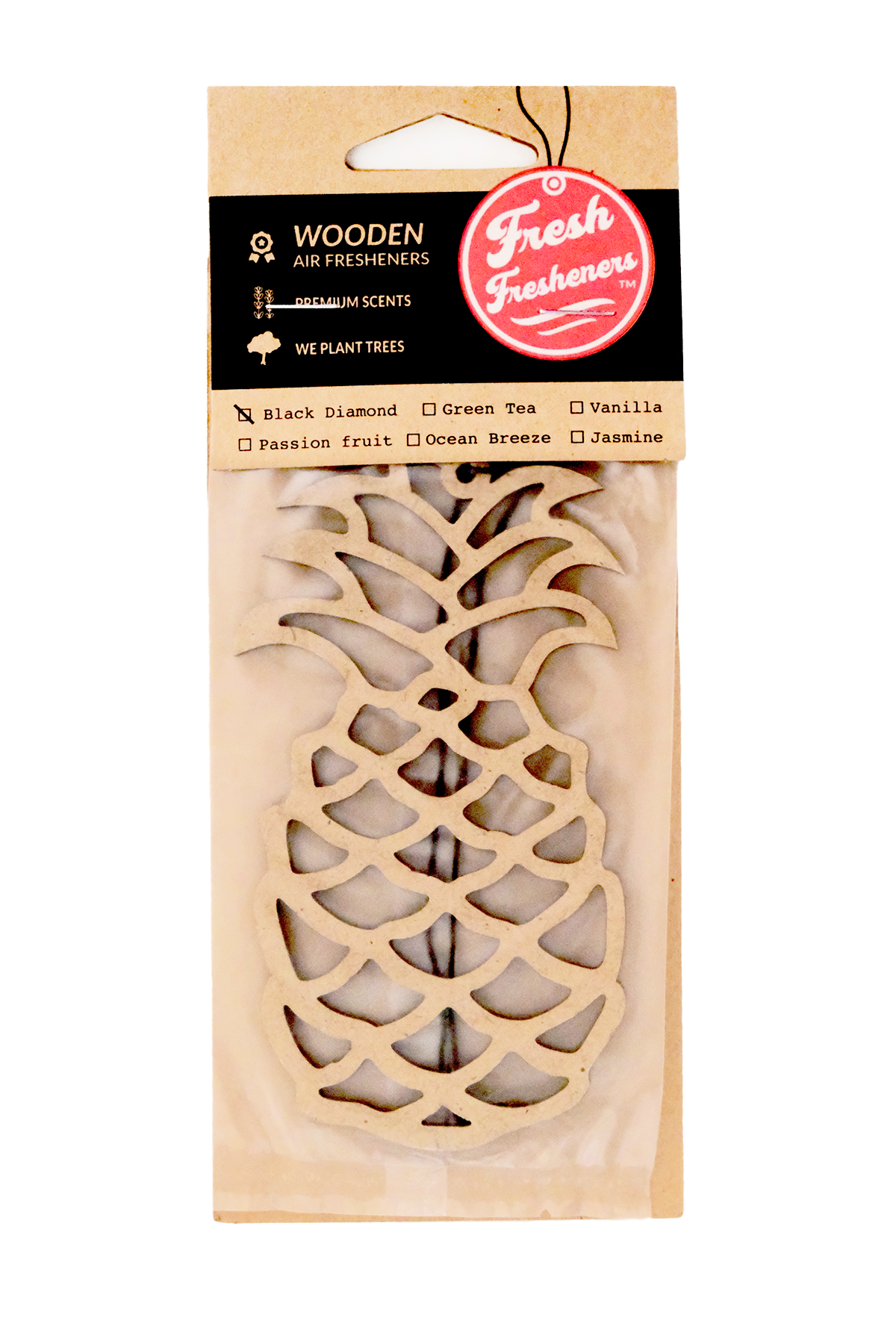 Pineapple Wooden Air Freshener