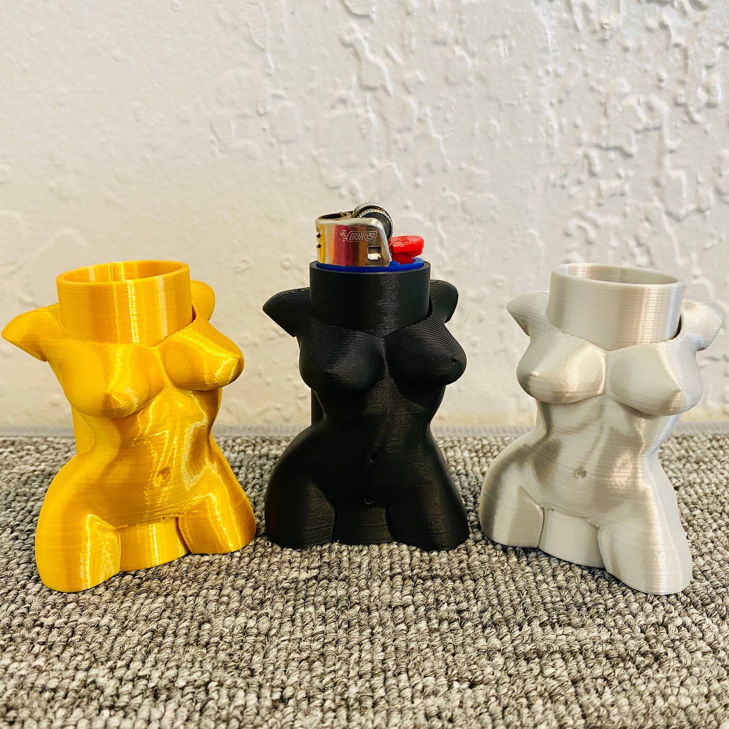 BIC Compatible Lighter Sleeve Cover 3D Printed Lighter