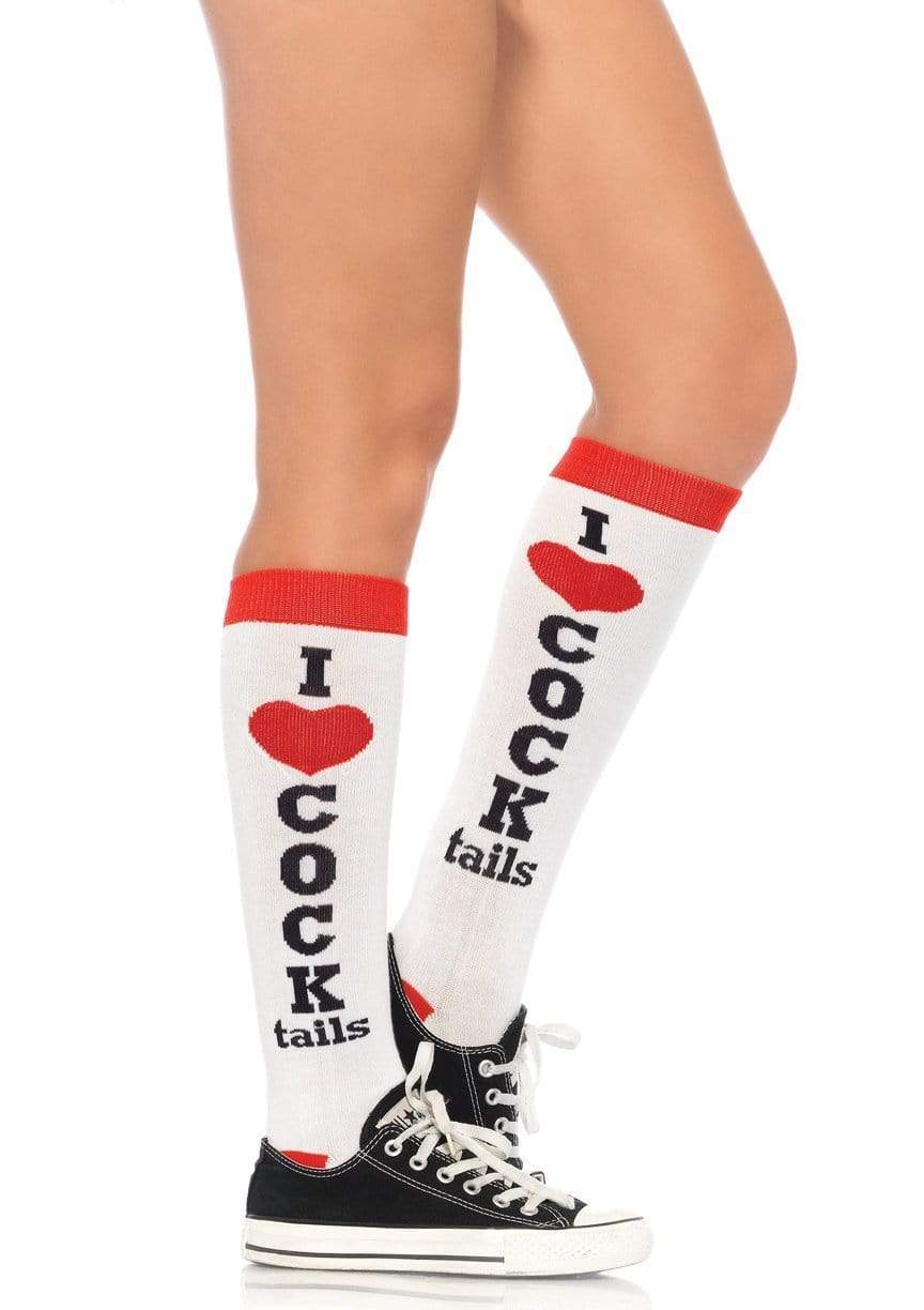 Cocktails Knee High Socks