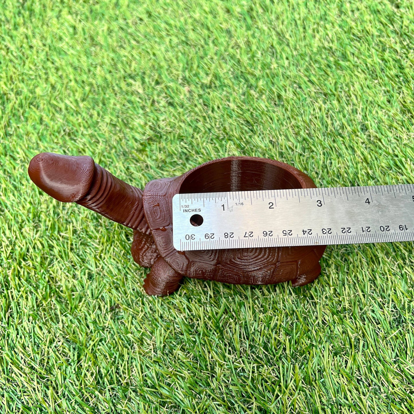 Turtle Dick Planter 3D Printed Tortoise Penis Dickasaurus