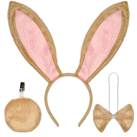 Bunny Ears Headband Kit - Mellow Ears with Tail and Bowtie