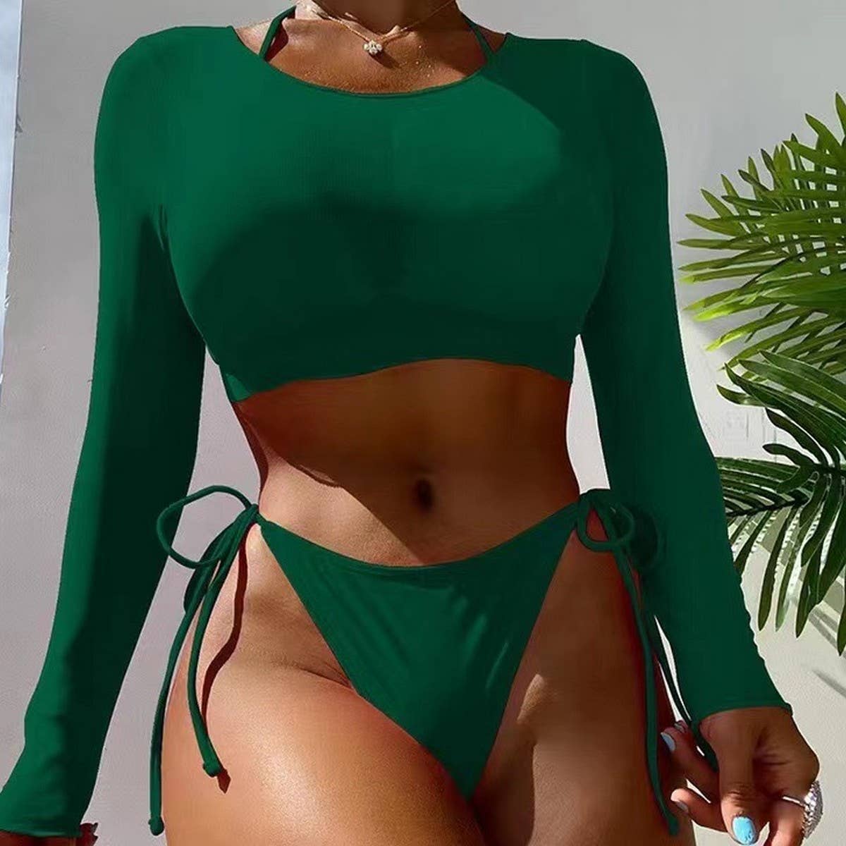 SEXY 3-PIECE TRIANGLE BIKINI SET