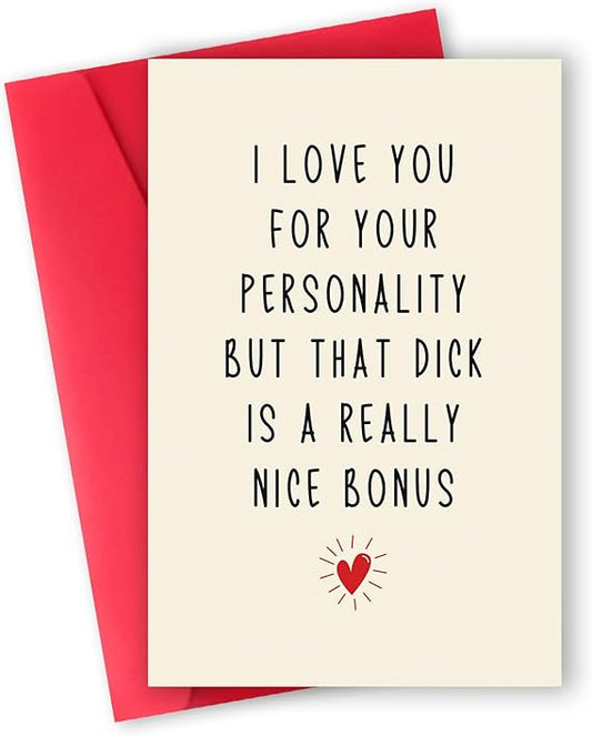 I love your personality- greeting card