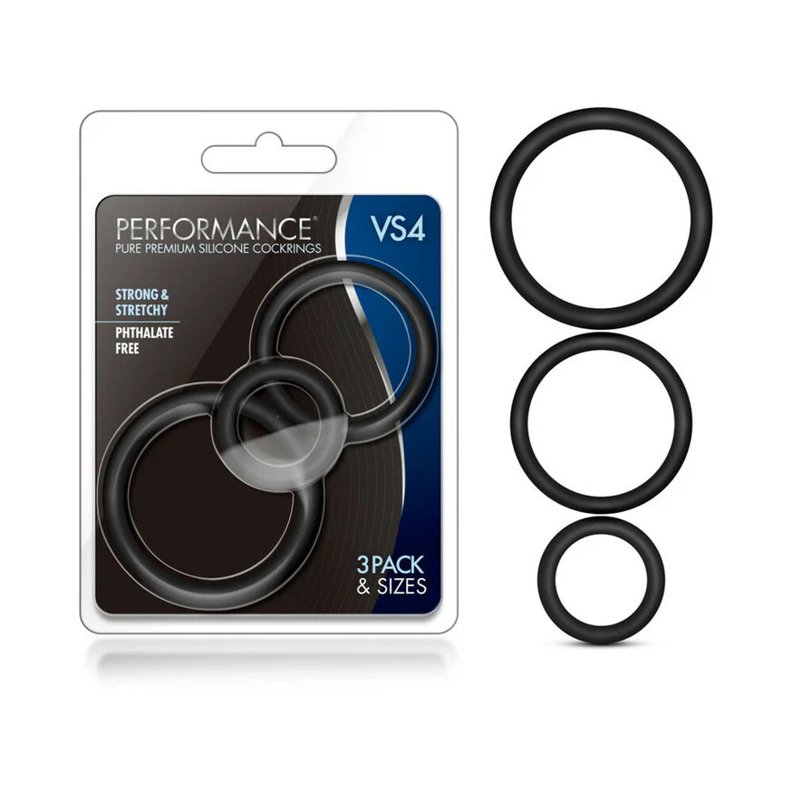 Performance - Vs4 Pure Premium Silicone Cockring Set