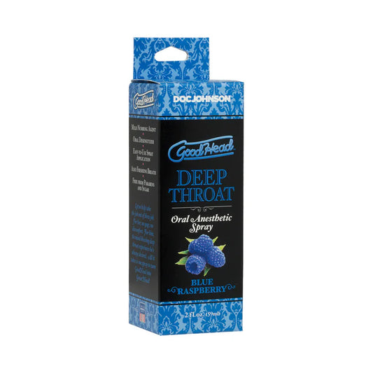 Good Head Deep Throat Spray Blue Raspberry