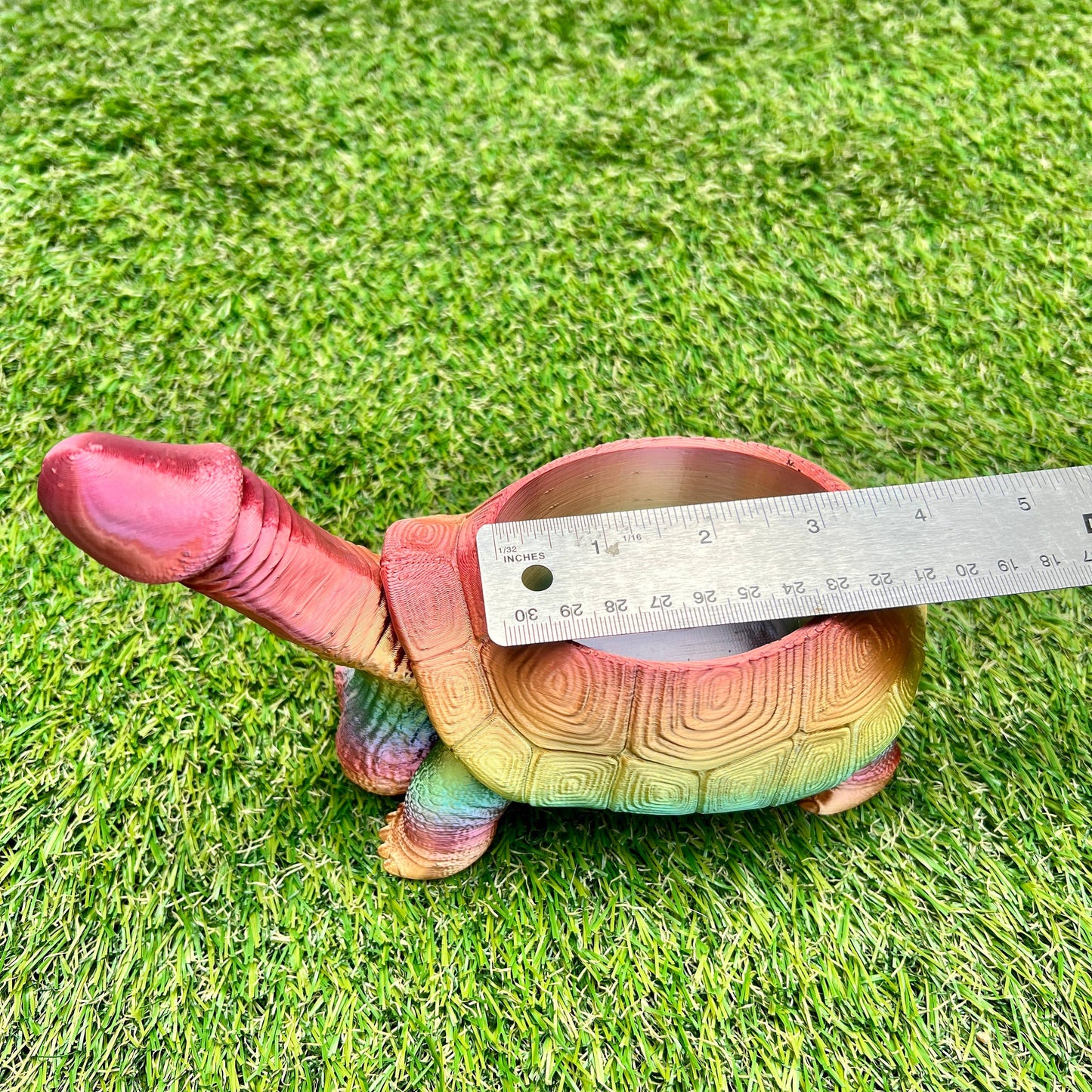 Turtle Dick Planter 3D Printed Tortoise Penis Dickasaurus