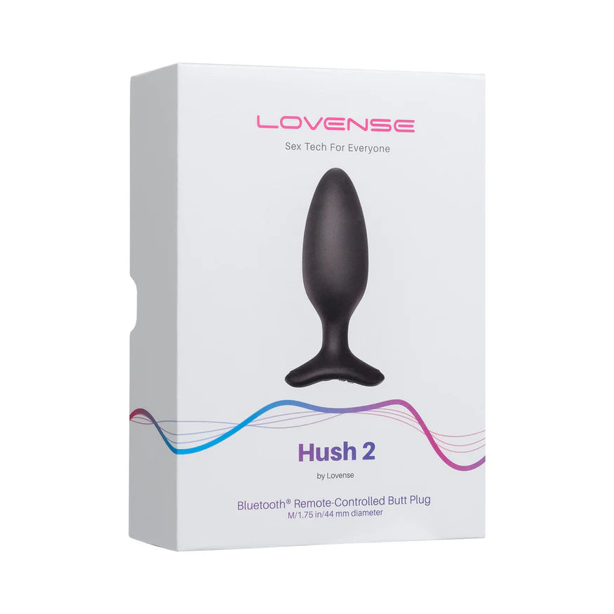 Lovense Hush 2 Bluetooth Remote-Controlled Vibrating Butt Plug