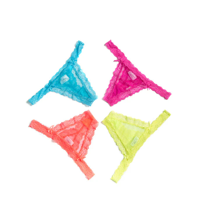 Coquette Pop Up Thong Assorted Colors O/S
