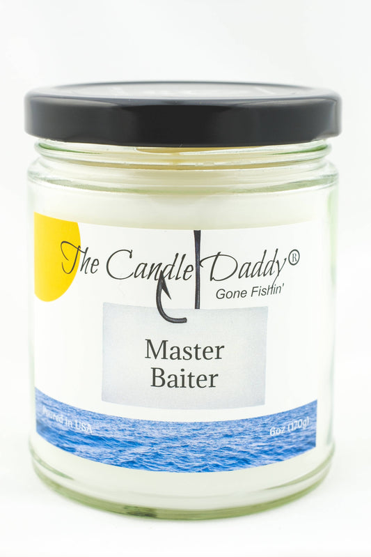Gone Fishin' - Master Baiter - Funny Fishing Candle -Vanilla