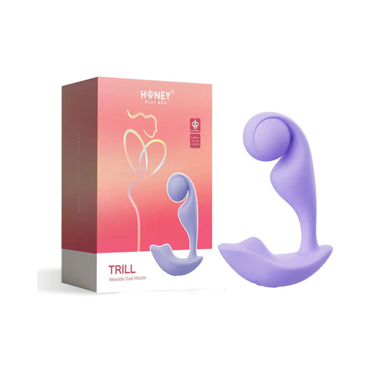 Trill Wearable Dual Vibrator - Lavender