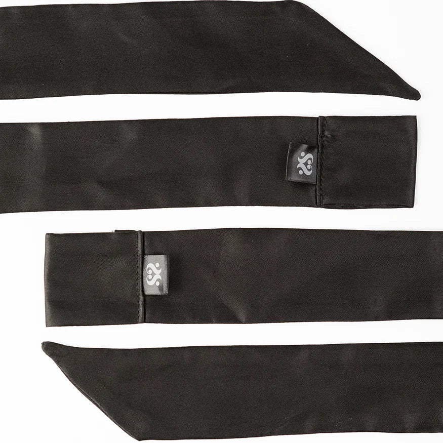 SEI MIO Nights in Tied Satin 2 x Silk Sash Restraints