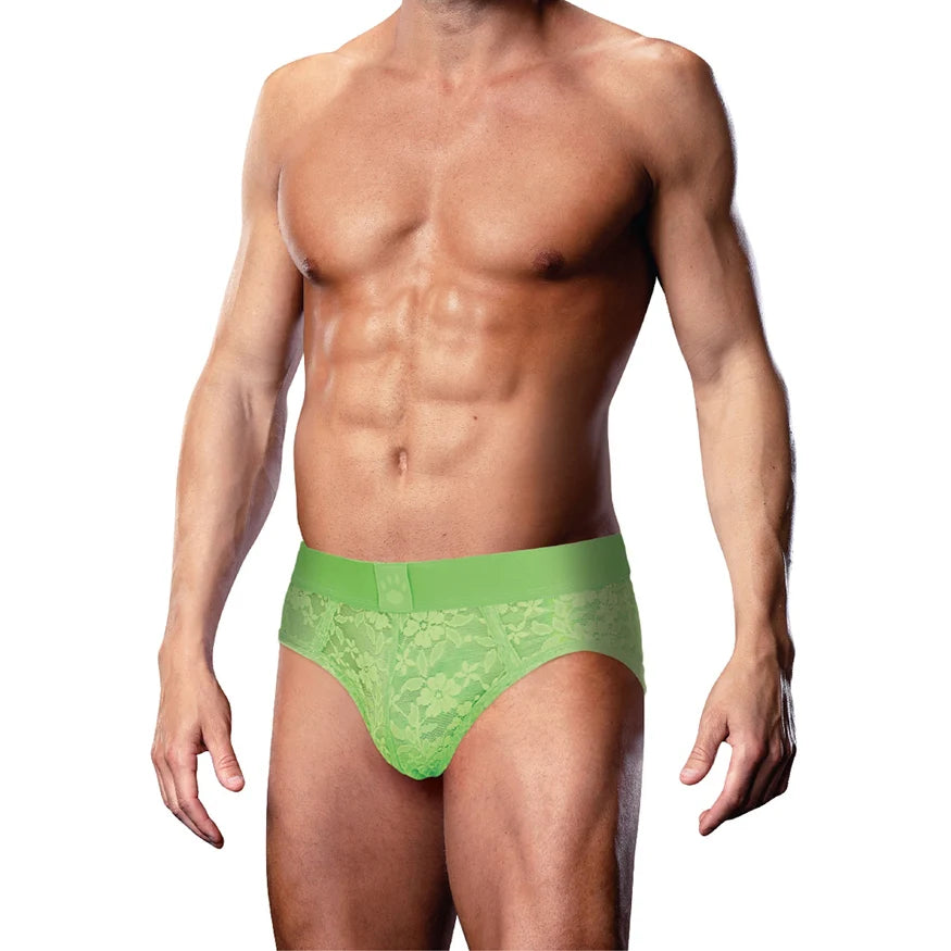 Prowler Lace Open Back Brief
