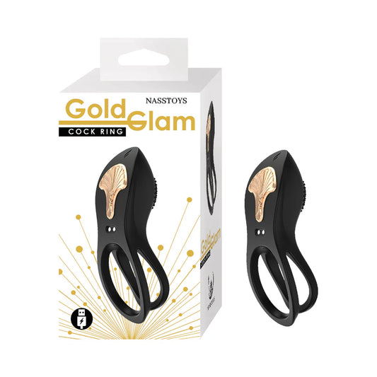 Gold Glam Cockring
