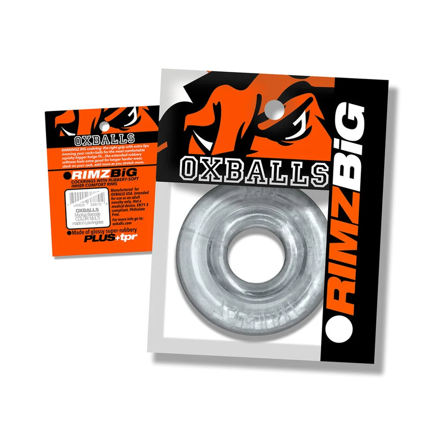 Oxballs Rimz Big Single Ring Clear
