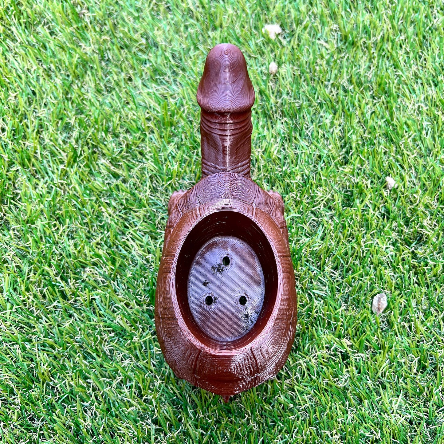 Turtle Dick Planter 3D Printed Tortoise Penis Dickasaurus