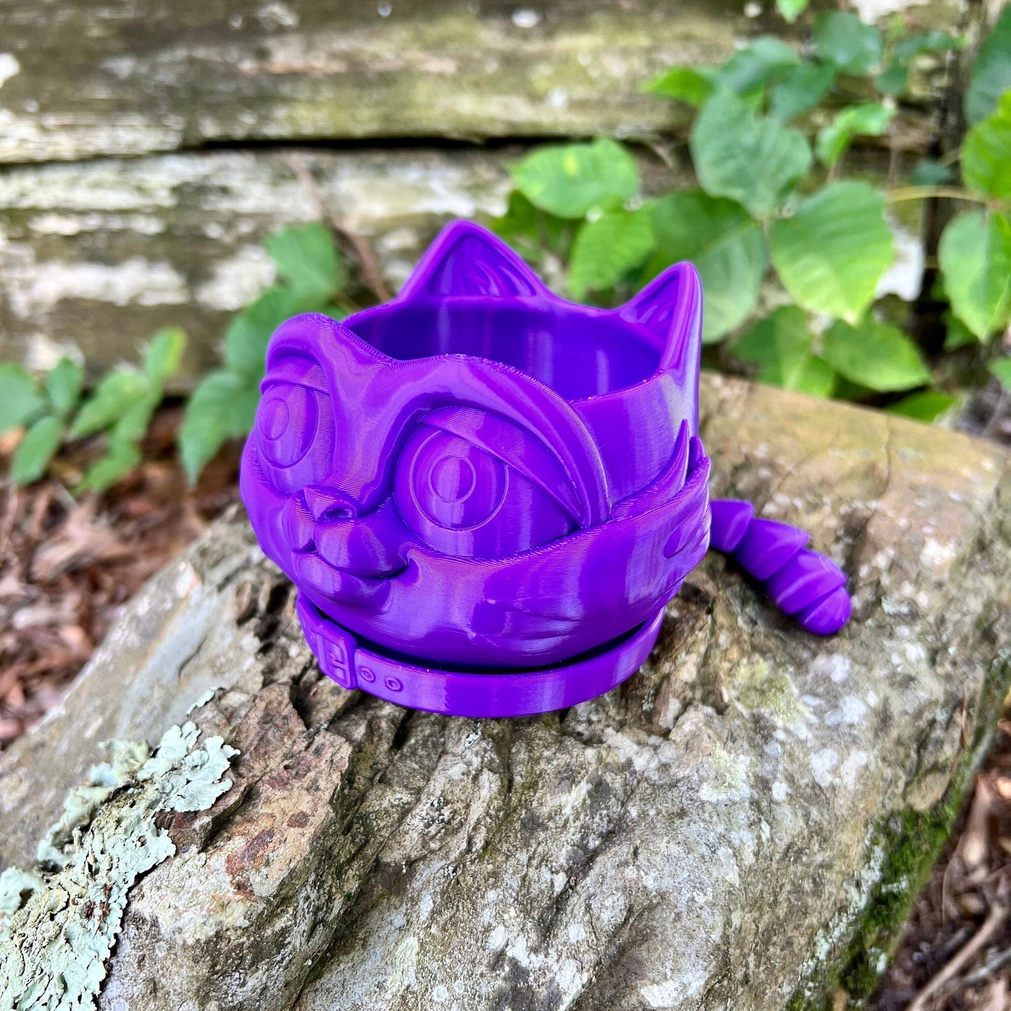 Cute Kitty Cat Planter Pot & Drainage