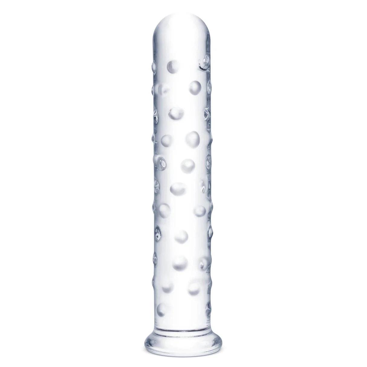10" Extra Large Glass Nubbed Dildo