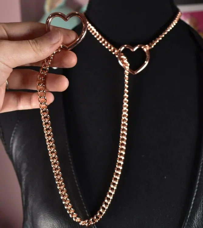 Stainless steel choker necklaces