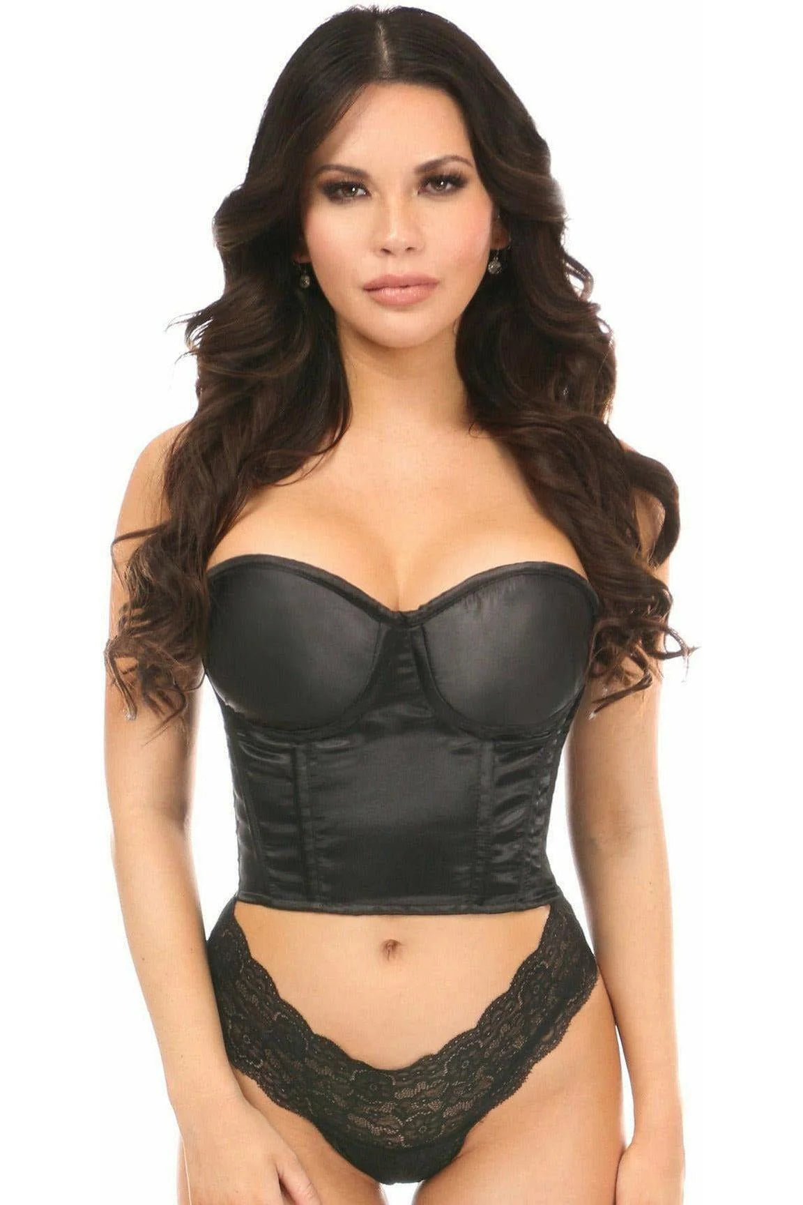 Lavish Satin Underwire Bustier