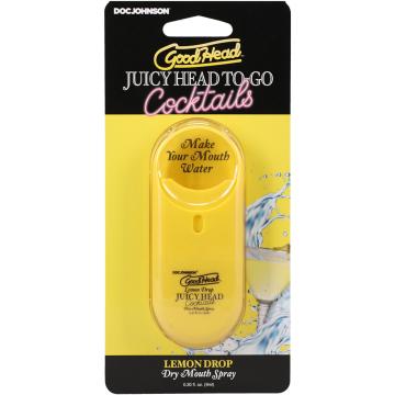 Goodhead Juicy Head Cocktails Dry Mouth Spray to-Go - Lemon Drop