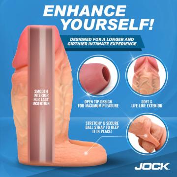 Jock Silicone Penis Extension Sleeve