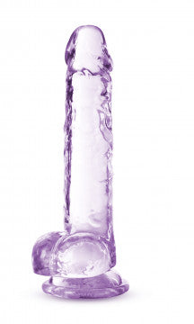 Naturally Yours Crystalline 7 in. Dildo with Balls