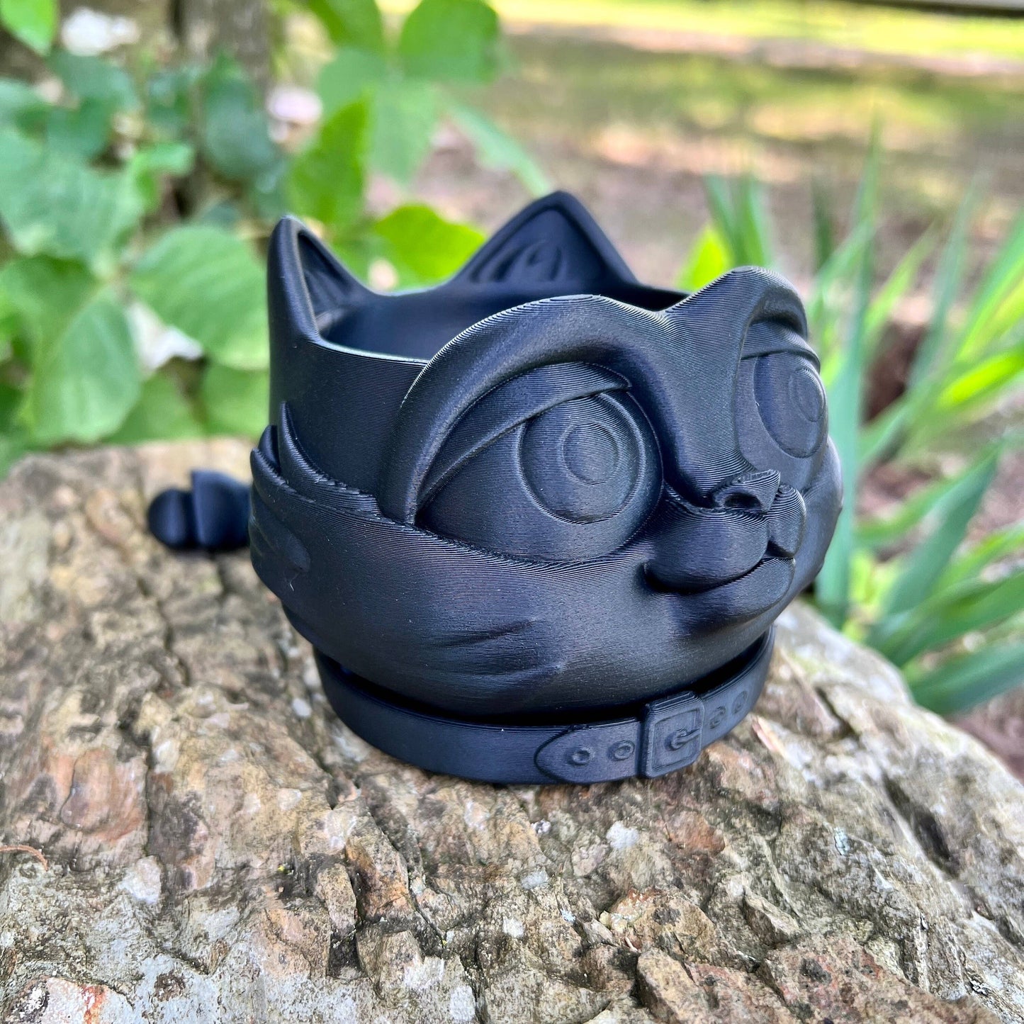 Cute Kitty Cat Planter Pot & Drainage