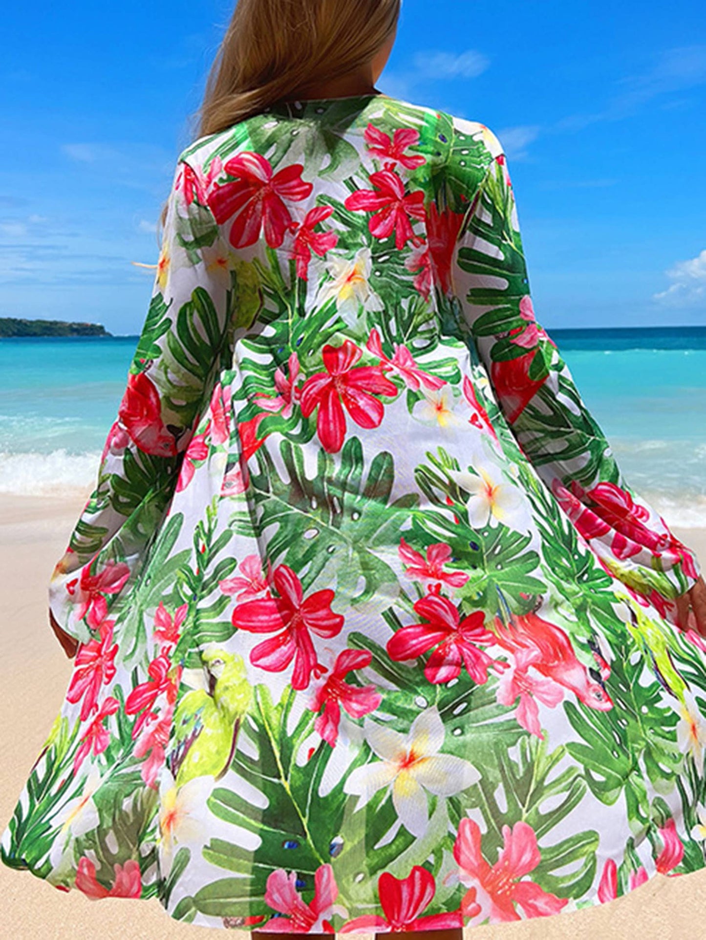 Sexy Swimsuit Cover Up Three Piece Set