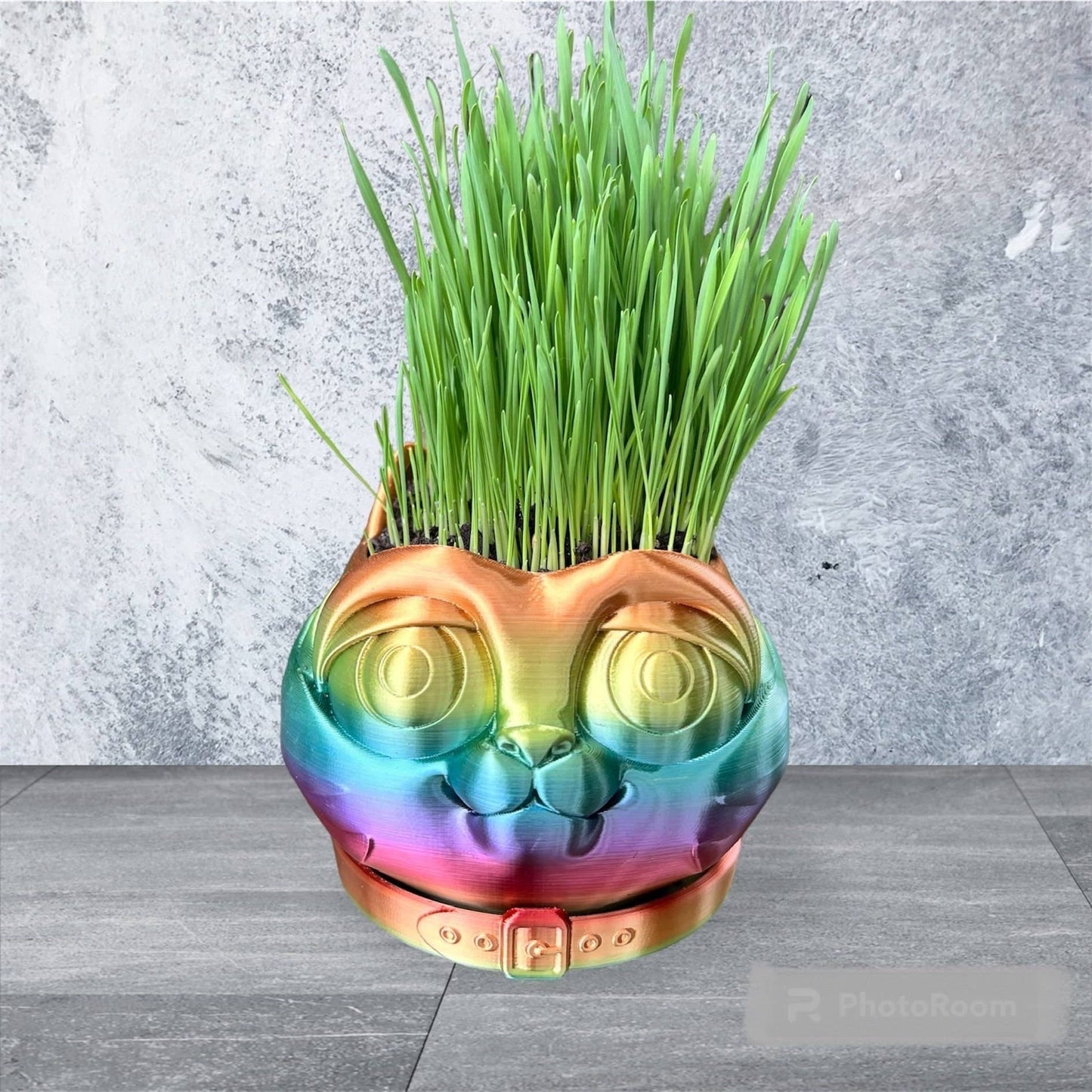Cute Kitty Cat Planter Pot & Drainage